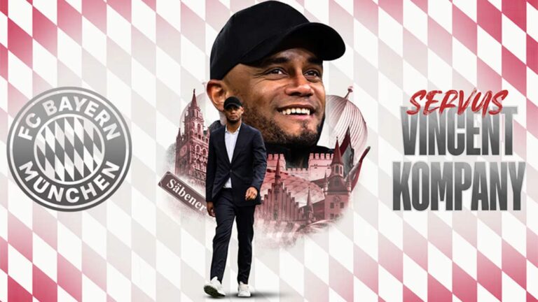 ¡Firma hasta 2027! Bayern Munich confirma la contratación de Vincent Kompany