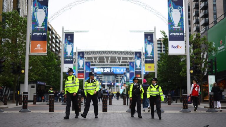 Wembley se prepara para la final de la Champions League con gran operativo de seguridad