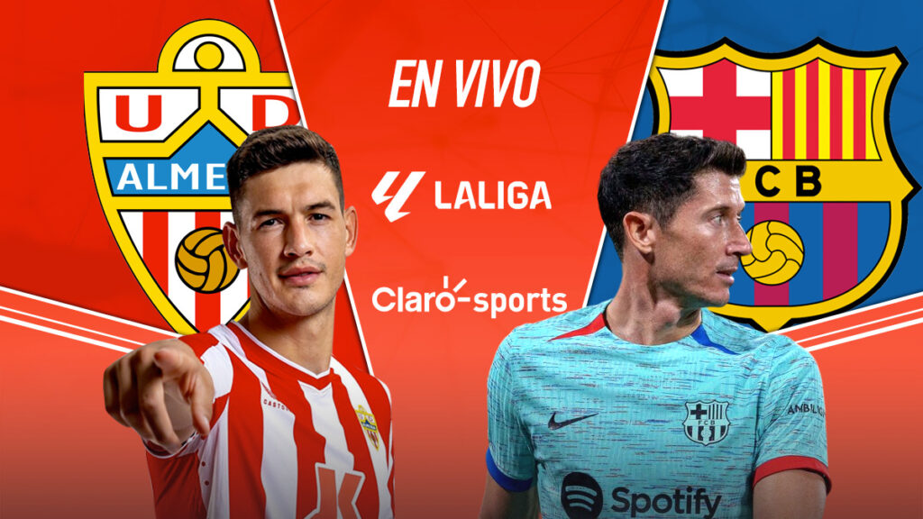 Almería vs Barcelona, en vivo online. Claro Sports