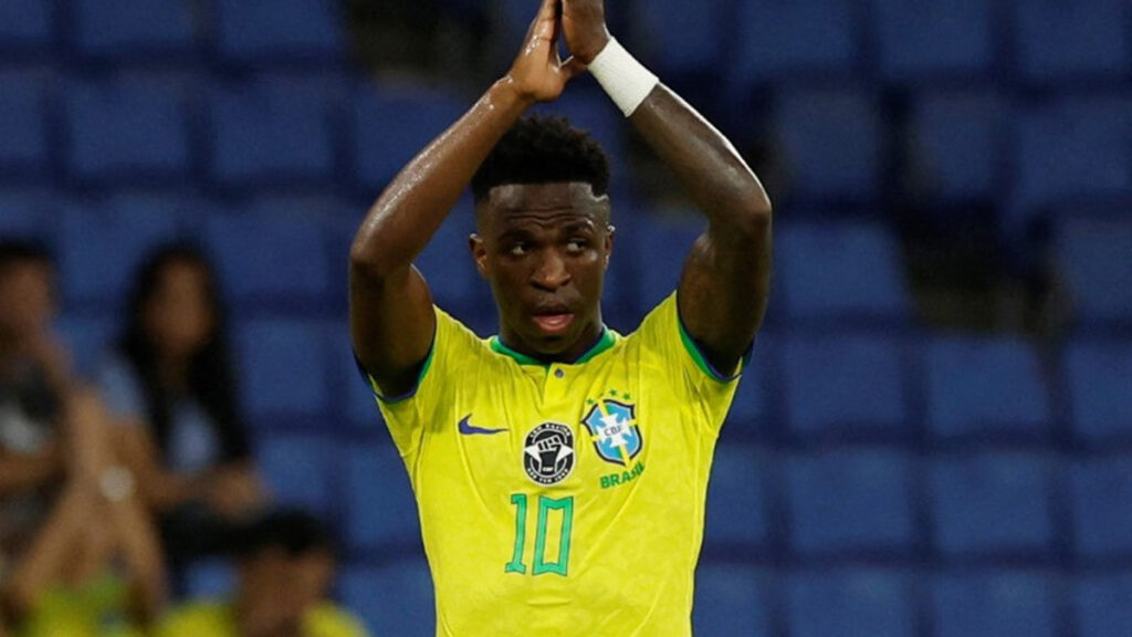 Vinicius Jr. con la selección de Brasil | Reuters