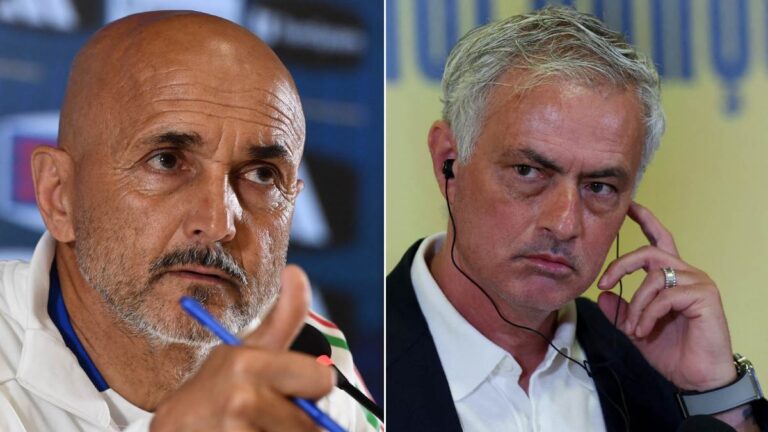 Luciano Spalletti y la fría respuesta a José Mourinho: “No contesto al Special One”