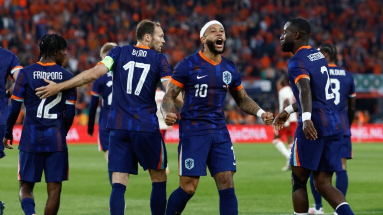 Países Bajos aniquila a Canadá y deja señales positivas rumbo a la Eurocopa