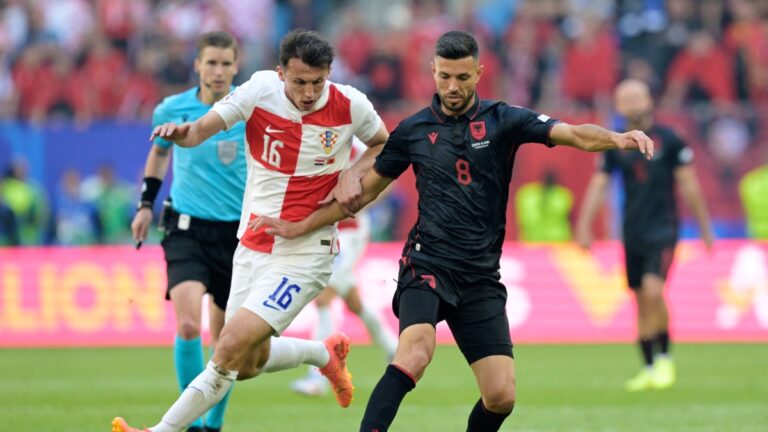 Albania, en el último suspiro, le empata a Croacia y lo deja en ‘jaque’ rumbo a la siguiente fase de Eurocopa