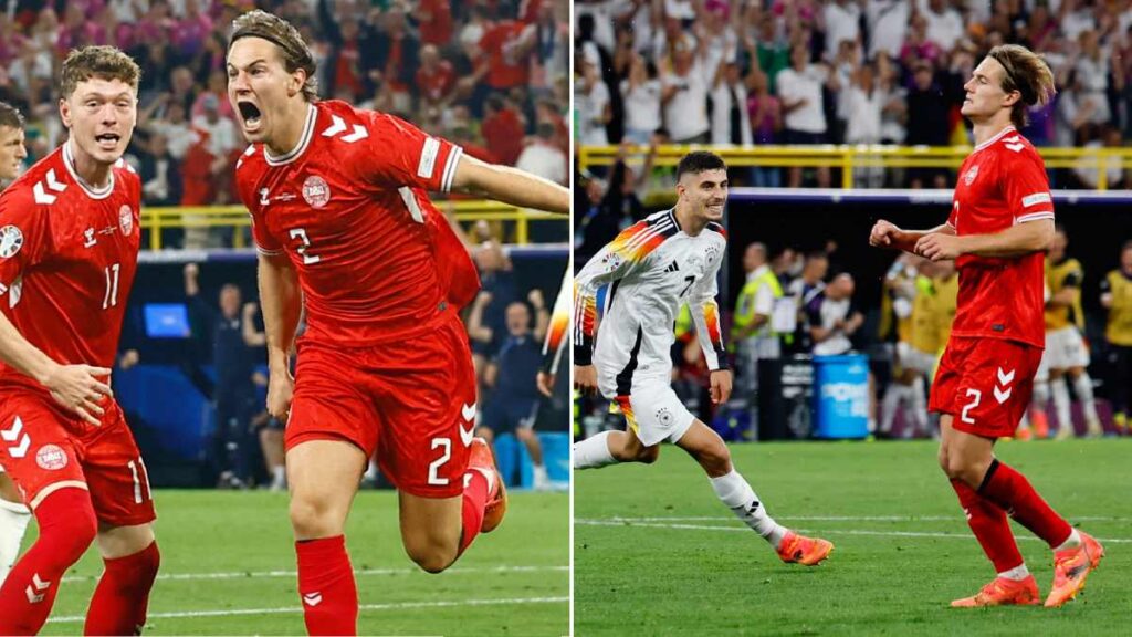 Joachim Andersen y una montaña rusa de emociones en el Alemania vs Dinamarca