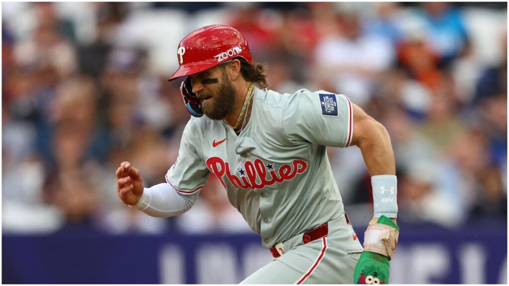 Bryce Harper, jugador de los Philadelphia Phillies | Reuters; Childs