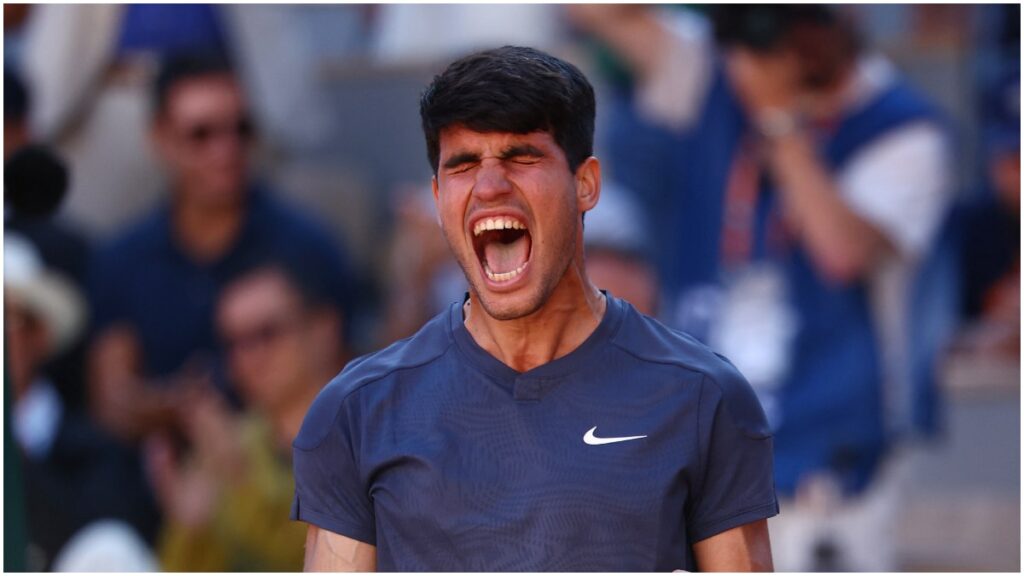 Carlos Alcaraz y su alegría en Roland Garros | Reuters; Niesner