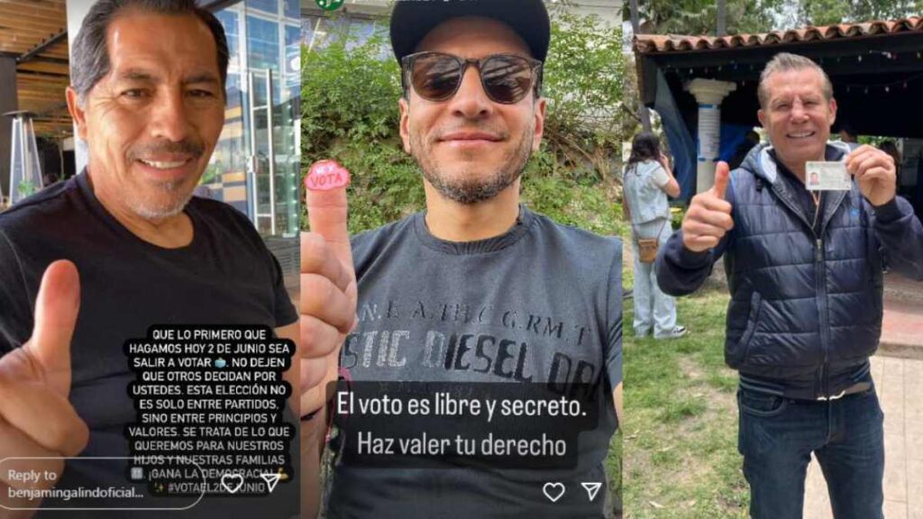 Así votaron jugadores y atletas en la jornada electoral de México