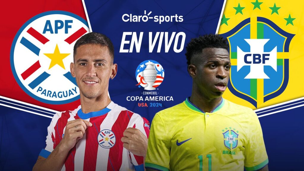 Sigue en vivo minuto a minuto el duelo entre Paraguay y Brasil de la Copa América 2024 a través de Claro Sports.