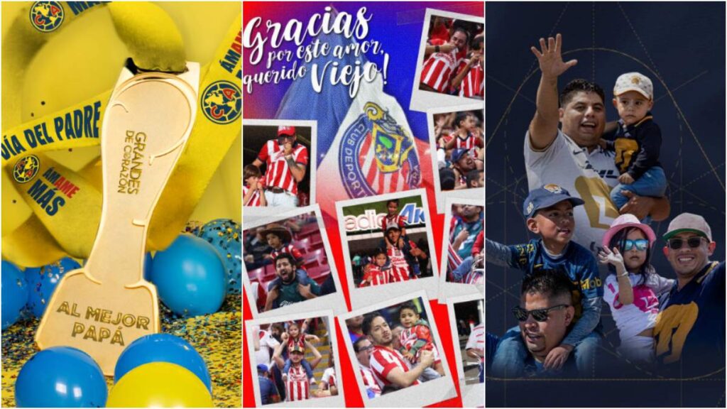 Así fue la manera en que los equipos de la Liga MX celebraron el Día del Padre este domingo 16 de junio. ¿Y tú cómo lo celebraste?