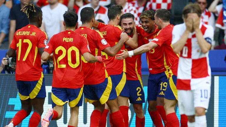 España demuestra su poderío al golear a Croacia en su debut dentro de la Eurocopa 2024