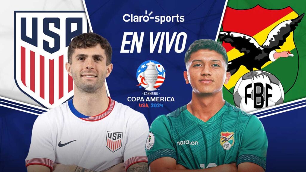 Estados Unidos vs Bolivia, en vivo online. Claro Sports