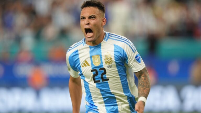 Lautaro hizo de Messi, Argentina superó a Perú y espera rival en cuartos de final de la Copa América 2024