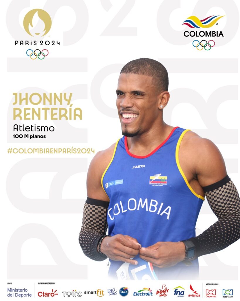 Jhonny Rentería, atlteta clasificado a Paris | COC.
