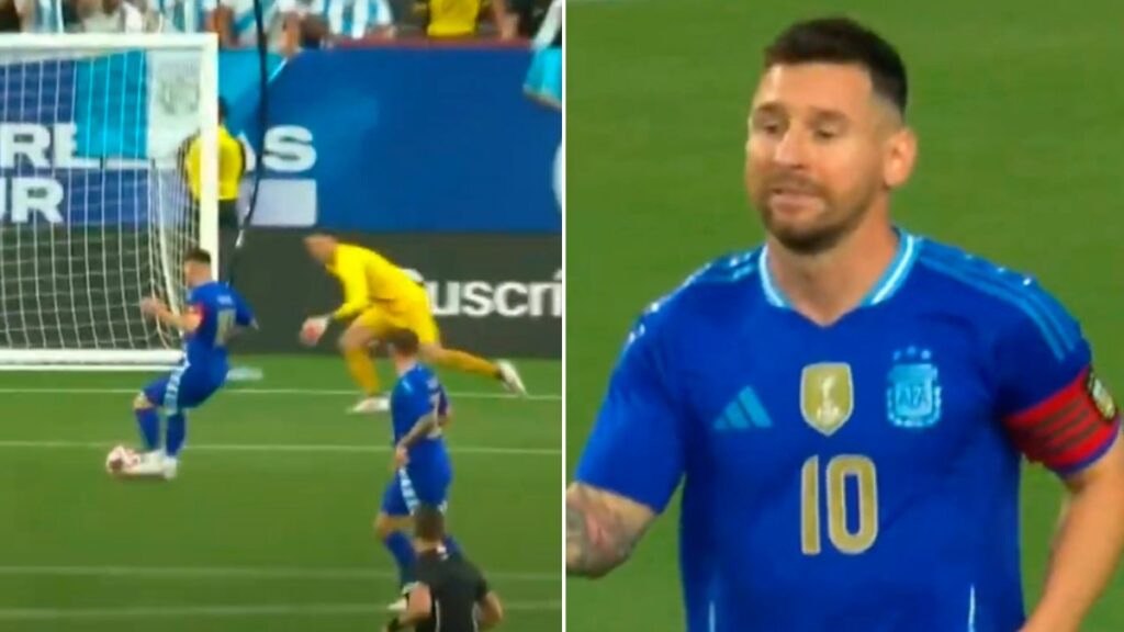 Messi anota gol contra Guatemala