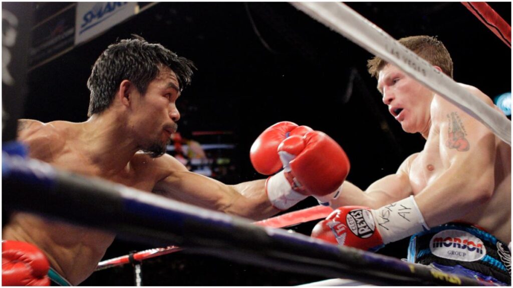 Manny Pacquiao y Ricky Hatton | AP