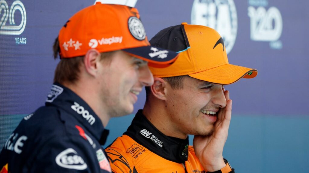 Max Verstappen y Lando Norris. | Reuters