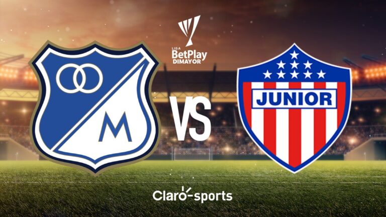 Millonarios vs Junior en vivo la Liga BetPlay 2024 I: marcador y goles de la fecha 6 de los cuadrangulares, al momento