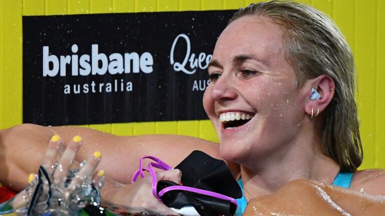 Ariarne Titmus rompe el récord mundial de los 200m libres en el preolímpico de natación de Australia