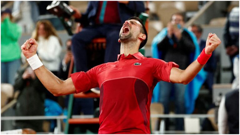 Djokovic sigue vivo en Roland Garros después del partido más largo en la historia del torneo
