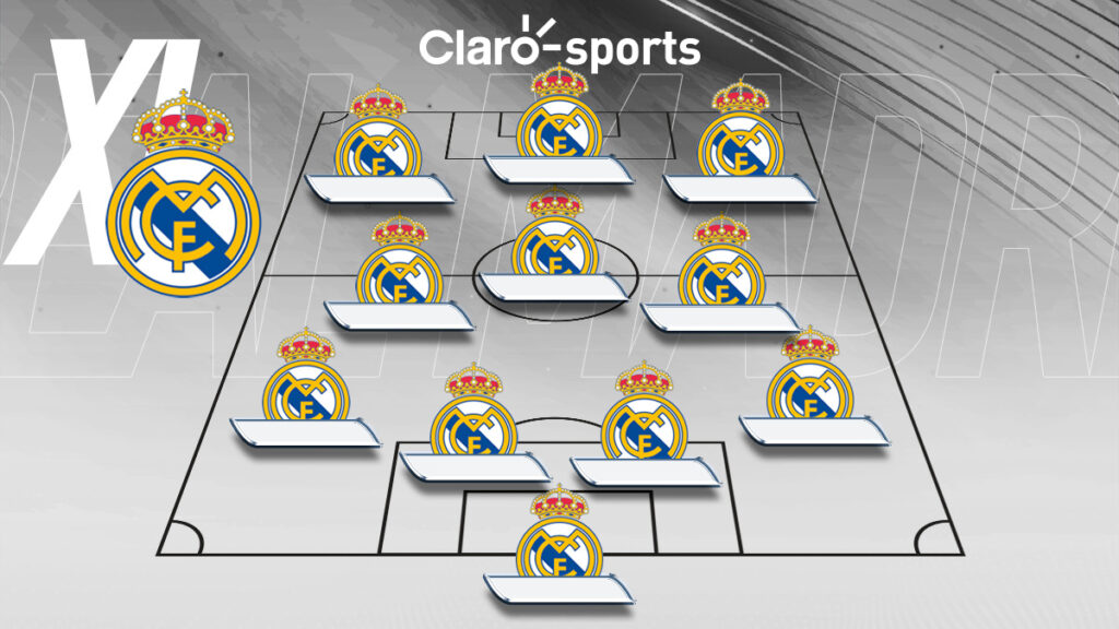 Así jugará el Real Madrid con Mbappé. Claro Sports