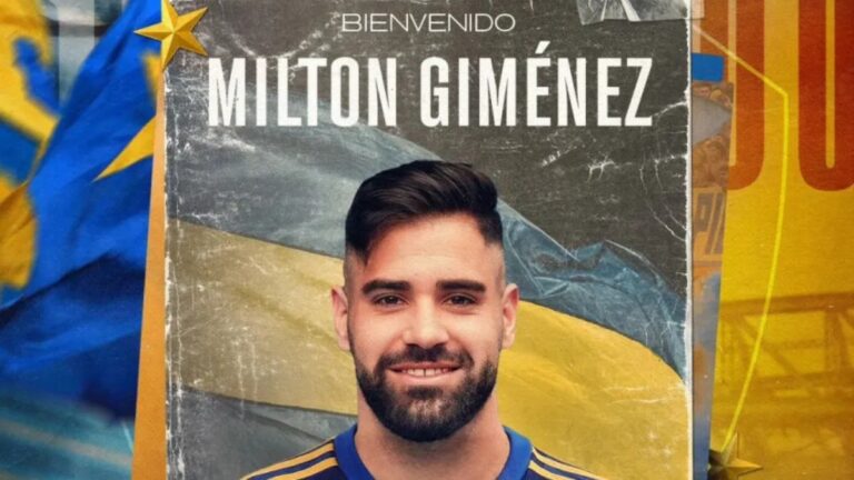 Boca tiene nuevo delantero: Milton Giménez fue oficializado