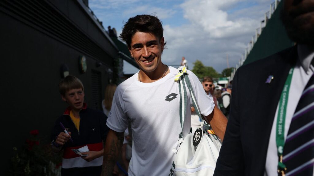 Francisco Comesaña es el único argentino que sigue en Wimbledon | Foto: Reuters