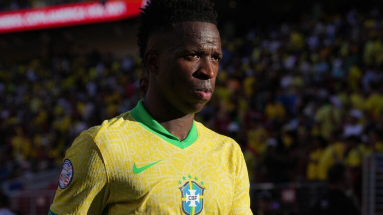 Vinicius Jr. sigue quedando a deber con Brasil