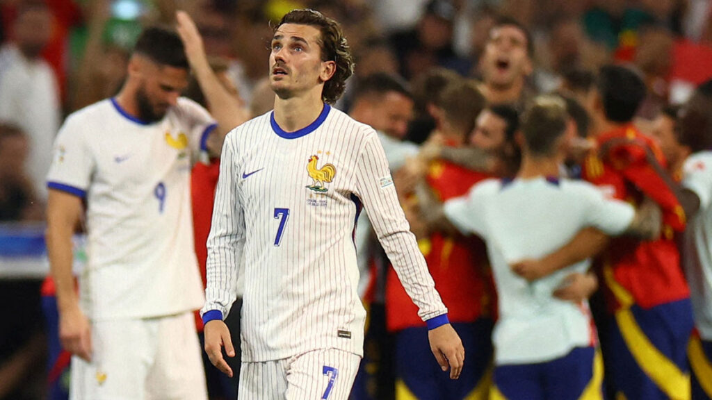 Griezmann en lamento tras gol de España