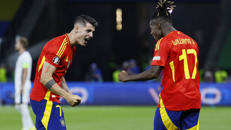 Nico Williams hace soñar a España con el gol de la ventaja ante Inglaterra