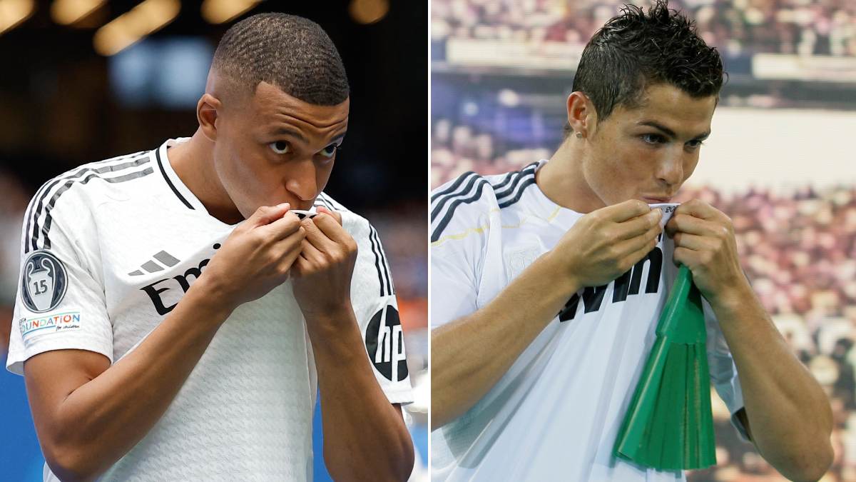 La Presentación De Kylian Mbappé Con El Real Madrid Una Calca De La De Cristiano Ronaldo En