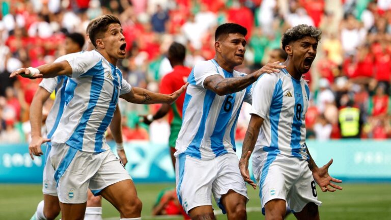 Un final de película: el gol de Cristian Medina que terminó con una polémica interrupción en Paris 2024