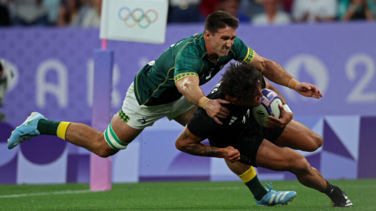 Highlights del rugby 7 en Paris 2024: Resultado del Nueva Zelanda vs Sudáfrica de cuartos de final varonil