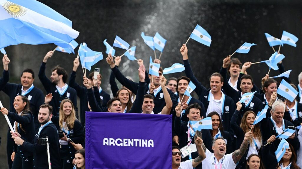 La delegación argentina en la Ceremonia de Inauguración de Paris 2024 | Reuters