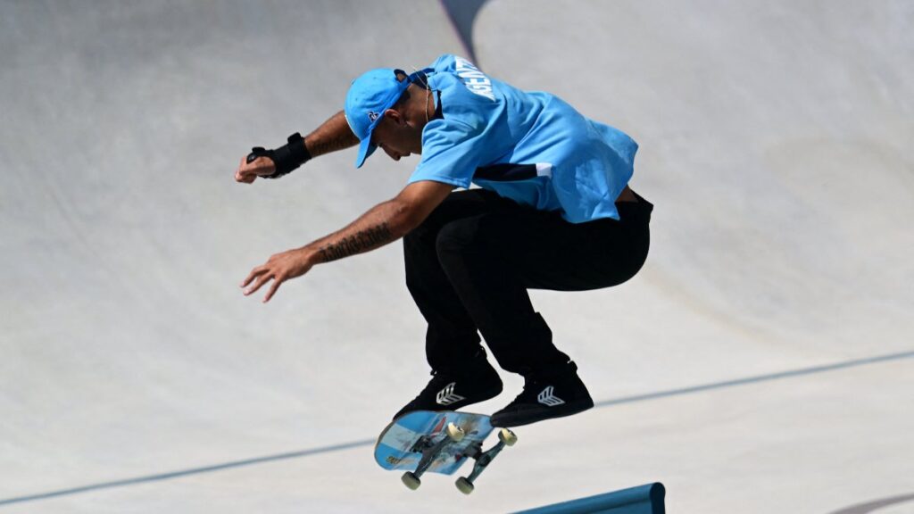 Matías Dell Olio participó de la definición del skateboarding en Paris 2024 | Reuters