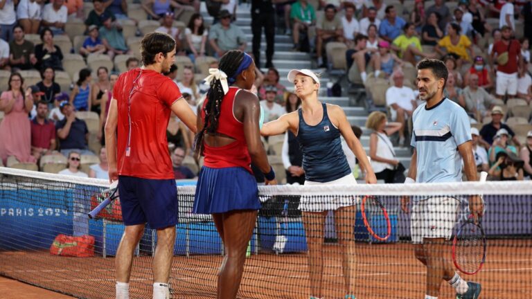 Nadia Podoroska y Máximo González no pueden ante Coco Gauff y Taylor Fritz en el dobles mixtos y se despiden de Paris 2024