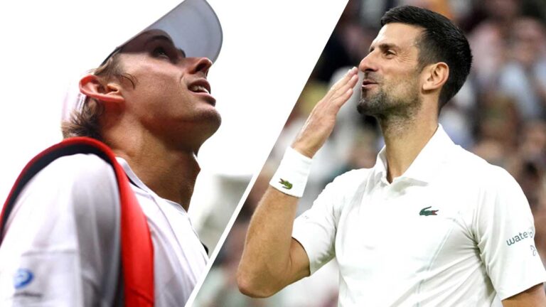 Novak Djokovic se mete a semifinales de Wimbledon sin jugar, tras retiro de De Minaur e iguala el récord de Roger Federer