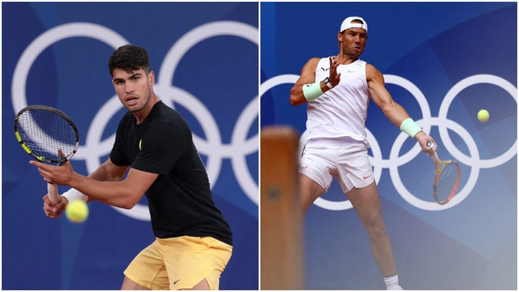 Rafa Nadal y Carlos Alcaraz en Paris 2024: "Esperamos jugar muchos partidos juntos" | Reuters