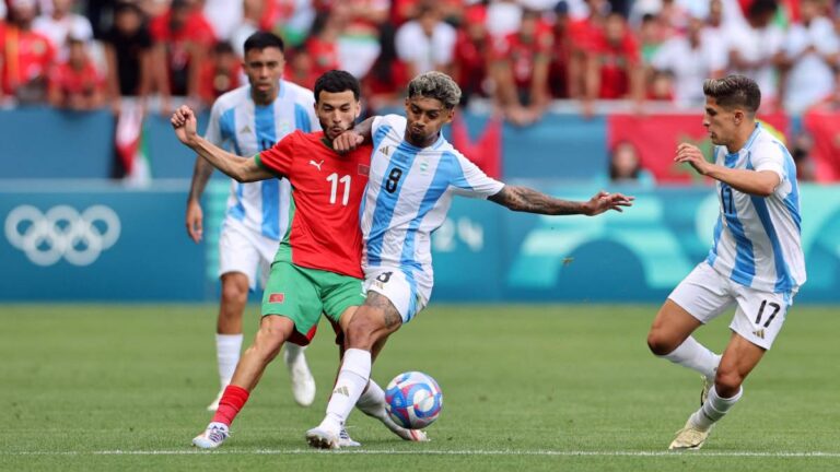 Highlights de fútbol en Paris 2024: Resultados del Argentina vs Marruecos del Grupo B varonil