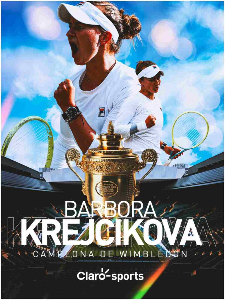 Barbora Krejcikova campeona de Wimbledon 2024 | Claro Sports