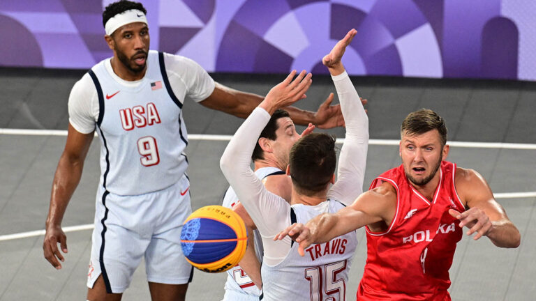 Highlights de básquetbol en Paris 2024: Resultados de la fase de grupos 3×3 varonil y femenil