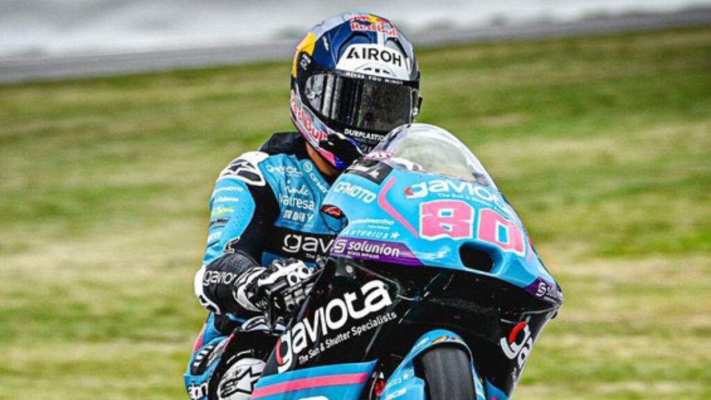 David Alonso en Moto3.