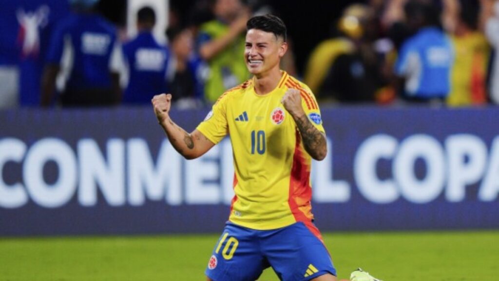 James Rodríguez, jugador de Colombia | AP.