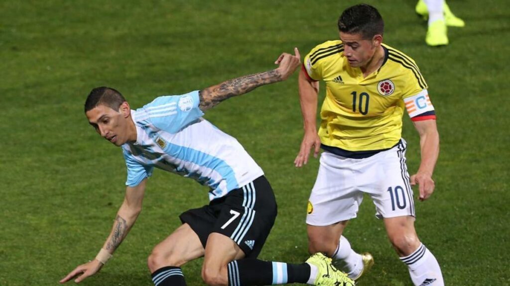 Historial de James Rodríguez contra Argentina | AP.