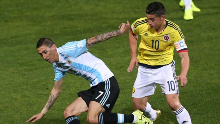 ¿Cómo le ha ido a James Rodríguez contra Argentina?