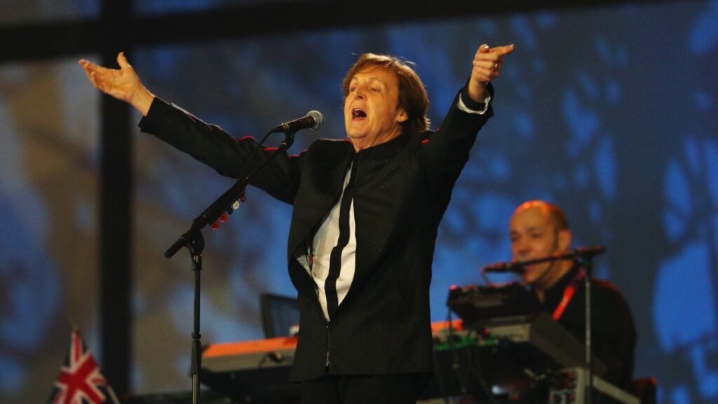 Paul McCartney durante los Juegos Olímpicos de Londres 2012 | Getty Images