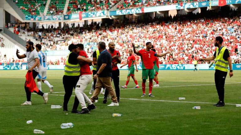 ¿Qué pasó en el partido entre Argentina y Marruecos? La última hora de lo ocurrido en el fútbol olímpico de Paris 2024