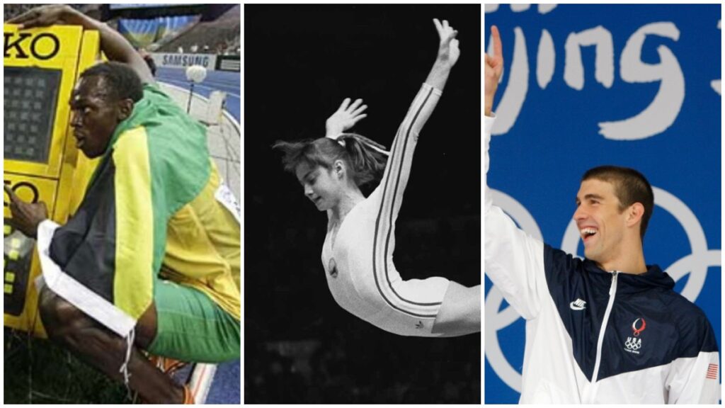 Usain Bolt, Nadia Comaneci y Michael Phelps escribieron sus nombres en los libros de historia | AP