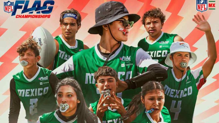 México es campeón del NFL Flag Championship sub 14 tras vencer a Canadá