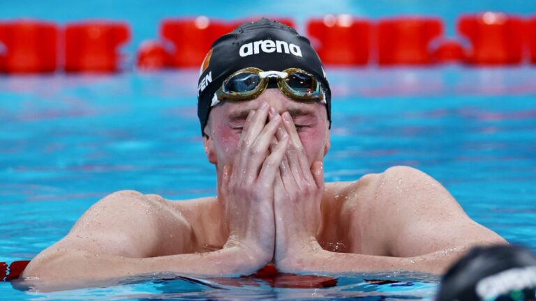 ¡Primer oro para Irlanda! Daniel Wiffen conquista los 800m estilo libre en Paris 2024 con un nuevo récord olímpico