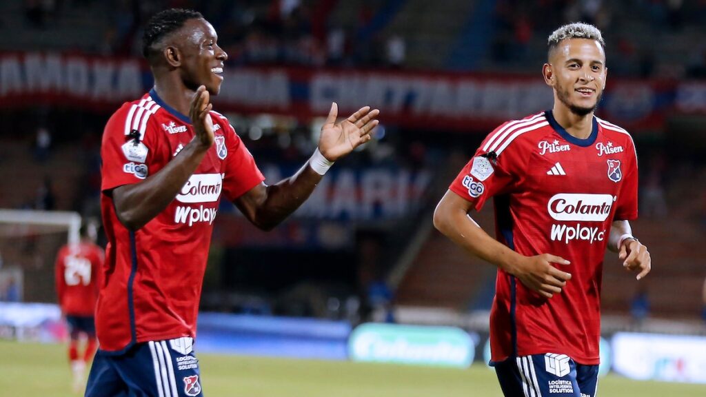 Marcus Viniscius celebra el gol. - Vizzor Image.